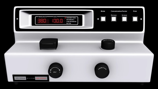 How does a spectrophotometer work?